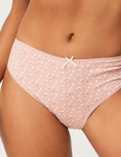 Набор трусов слип-миди 2 шт Ysabel Mora 19517 INTIMATES, Цвет: пудровый+экрю, Размеры: XL, изображение 2