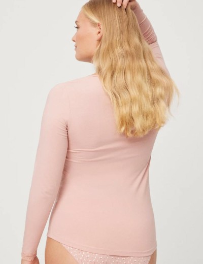 Хлопковая кофта Ysabel Mora 19519 INTIMATES пудровый, Цвет: пудровый, Размеры: S, изображение 2