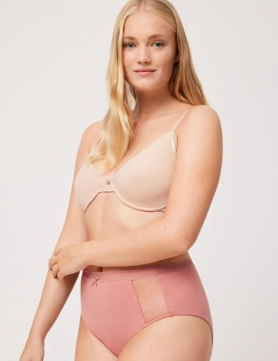 Трусы слипы высокие Ysabel Mora 19536 INTIMATES пыльная роза, Цвет: пыльная роза, Размеры: L, изображение 3