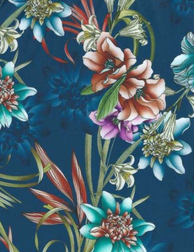 Закрытый купальник с уплотненной чашкой Ava SKJ31 U, Цвет: флора, Размеры: 70D, изображение 4