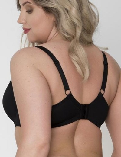 Бюстгальтер полумягкий Akcent 1005 PU черный, Цвет: черный, Размеры: 70I, изображение 2