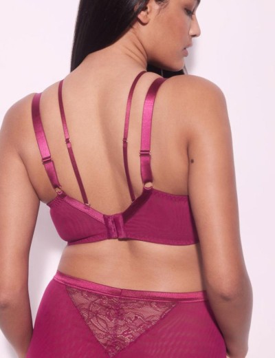 Бюстгальтер кружевной мягкий Alles CHIARA M фуксия, Цвет: фуксия, Размеры: 95H, изображение 2 Бюстгальтер кружевной мягкий Alles CHIARA M фуксия, Цвет: фуксия, Размеры: 95H, изображение 2