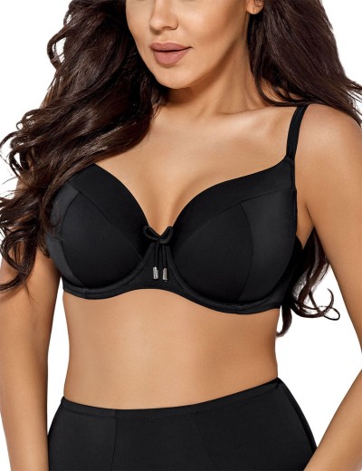 Верх купальника на поролоне Ava SK13 U черный, Цвет: черный, Размеры: 70E, изображение 2