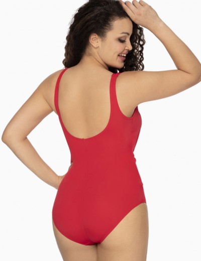 Красный совместный купальник Ava SKJ42, Цвет: красный, Размеры: 90C, изображение 2