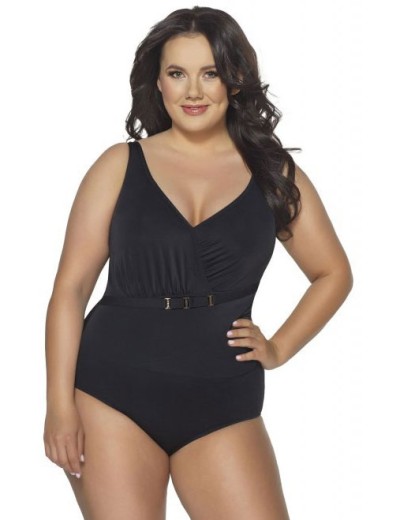 Черный закрытый купальник Ava SKJ48, Цвет: черный, Размеры: 85B, изображение 4