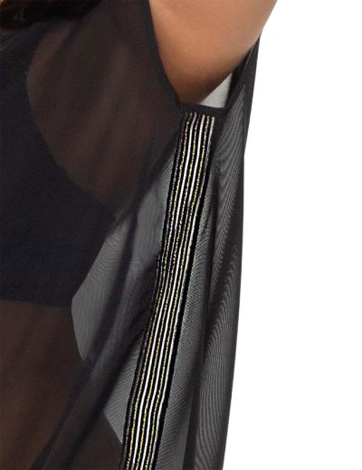 Платье пляжное Ava SP23 Black, Цвет: черный, Размеры: 2XL/3XL, изображение 5 Платье пляжное Ava SP23 Black, Цвет: черный, Размеры: 2XL/3XL, изображение 5