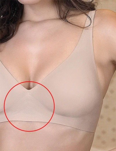 Бесшовный бюстгальтер без косточек Leilieve 6026 nudo, Цвет: nudo (телесный), Размеры: 70B, изображение 3