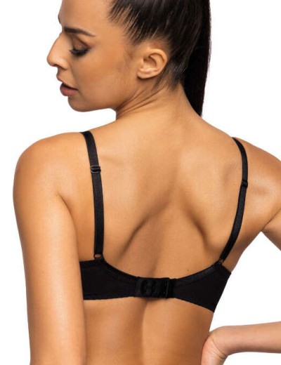 Бюстгальтер с мягкой чашкой MAT SADDIE M-3758-2 czarno-granatowy, Цвет: черный+синий, Размеры: 95E, изображение 2