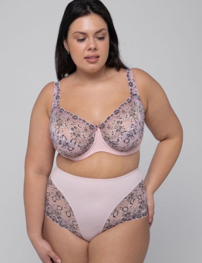 Бюстгальтер полумягкий с вышивкой Valmira 1109-1109/B лотос с графитом, Цвет: лотос с графитом, Размеры: 80H, изображение 2