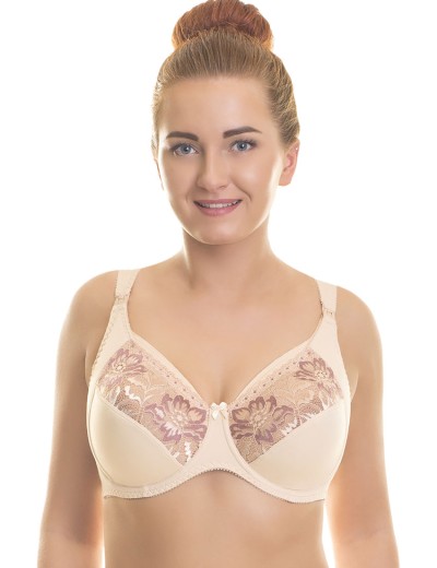 Бюстгальтер для кормления Valmira 1139 бежевый с розовым рубином, Цвет: бежевый с розовым ру, Размеры: 80H, изображение 2