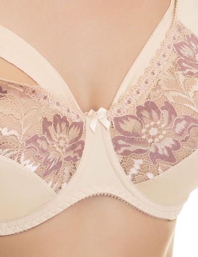 Бюстгальтер для кормления Valmira 1139 бежевый с розовым рубином, Цвет: бежевый с розовым ру, Размеры: 80H, изображение 4
