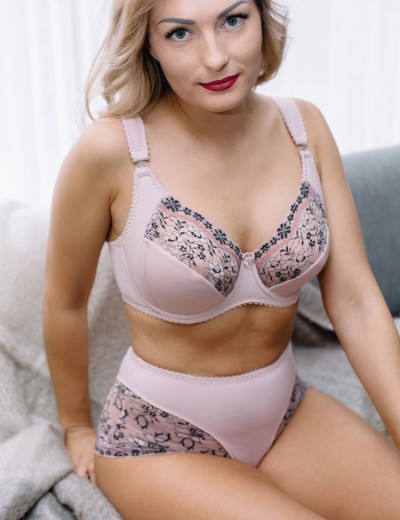 Трусы женские макси Valmira 2937 лотос с графитом, Цвет: лотос с графитом, Размеры: M, изображение 4