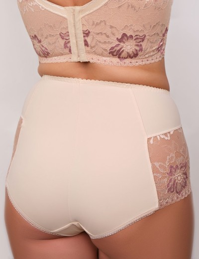 Трусы высокие Valmira 2916/M бежевый с розовым рубином, Цвет: бежевый с розовым ру, Размеры: M, изображение 2