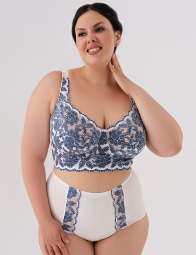 Бюстье для большой груди Valmira 1144 голубая ваниль, Цвет: голубая ваниль, Размеры: 85H, изображение 8