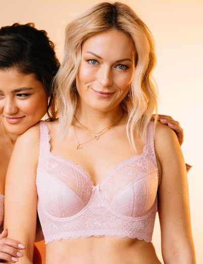 Бюстье для большой груди Valmira 1144 розовый зефир, Цвет: розовый зефир, Размеры: 90D, изображение 3