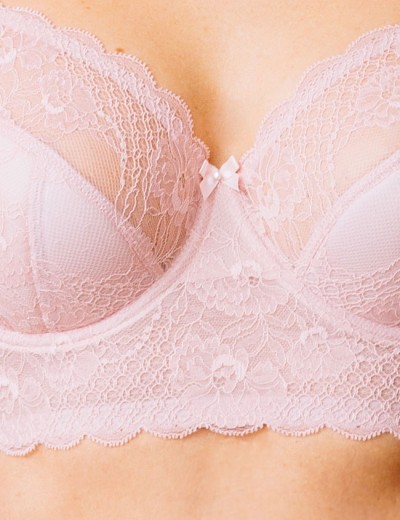 Бюстье для большой груди Valmira 1144 розовый зефир, Цвет: розовый зефир, Размеры: 90D, изображение 4