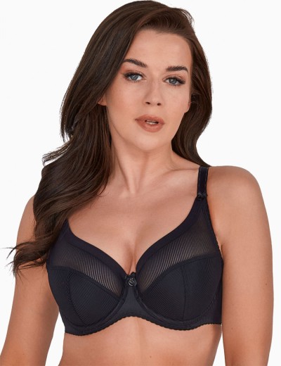 Бюстгальтер полумягкий Gaia 1058 SONIA PU черный, Цвет: черный, Размеры: 85F, изображение 5