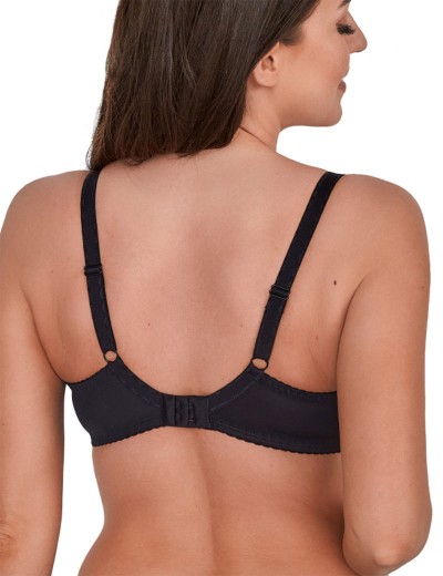 Бюстгальтер полумягкий Gaia 1058 SONIA PU черный, Цвет: черный, Размеры: 85F, изображение 2