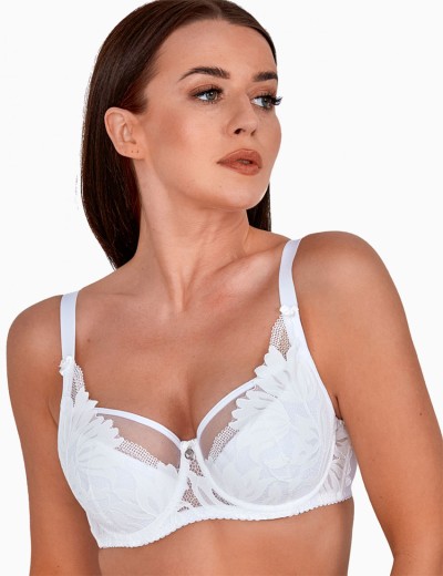 Бюстгальтер полупоролон Gaia 1134 KETO PU белый, Цвет: белый, Размеры: 80H, изображение 3