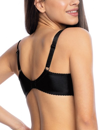 Бюстгальтер мягкий Gaia 1135 NIKE M черный, Цвет: черный, Размеры: 75F, изображение 2