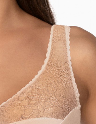 Бюстгальтер с застежкой спереди Gaia 1163 RACHELA M телесный, Цвет: телесный, Размеры: 90H, изображение 4