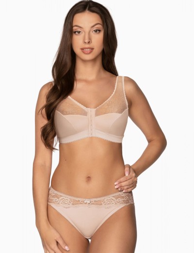 Бюстгальтер с застежкой спереди Gaia 1163 RACHELA M телесный, Цвет: телесный, Размеры: 90H, изображение 2
