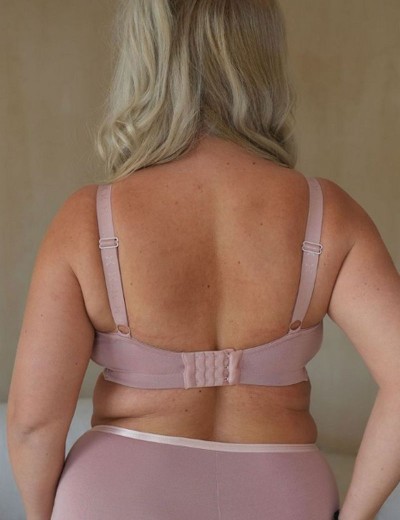 Бюстгальтер без косточек Kris Line MARCELLA POWDER micromodal, Цвет: пудровый, Размеры: 60F, изображение 8