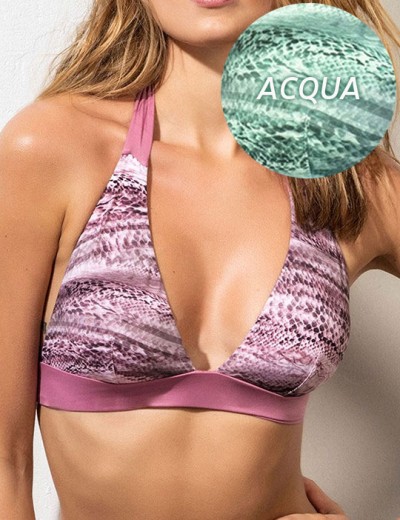 Раздельный открытый купальник триангул слипы Lormar SUEDE Sue851303 acqua, Цвет: acqua, Размеры: 65B, изображение 2