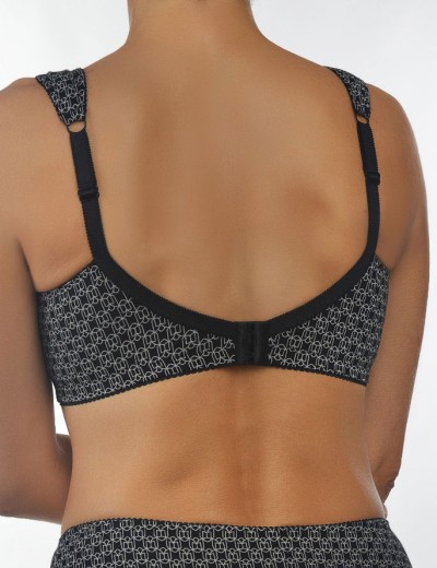 Усиленный хлопковый бюстгальтер Valmira 1104/E черный кристалл, Цвет: черный кристалл, Размеры: 95H, изображение 2