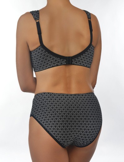 Усиленный хлопковый бюстгальтер Valmira 1104/E черный кристалл, Цвет: черный кристалл, Размеры: 95H, изображение 6