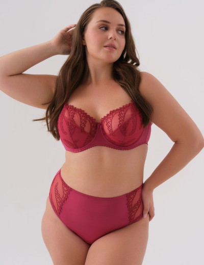 Трусики слипы Valmira 2949/M сангрия, Цвет: сангрия с вышивкой, Размеры: M, изображение 4