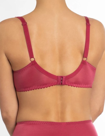 Бюстгальтер полумягкий с вышивкой Valmira 1109 сангрия, Цвет: сангрия с вышивкой, Размеры: 85C, изображение 7