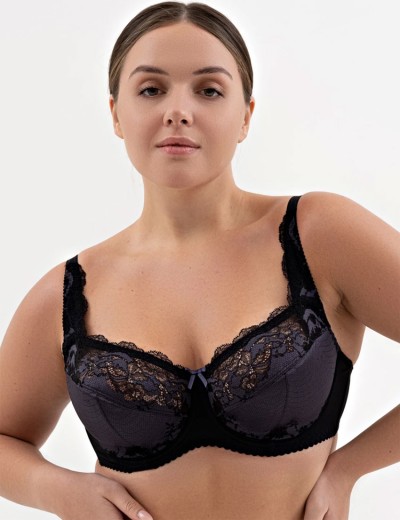 Бюстгальтер полумягкий Valmira 1109-1109/B антрацит, Цвет: антрацит, Размеры: 85С, изображение 2