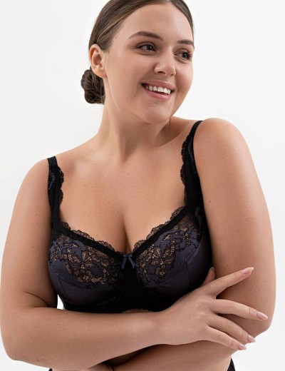 Бюстгальтер полумягкий Valmira 1109-1109/B антрацит, Цвет: антрацит, Размеры: 85С, изображение 3