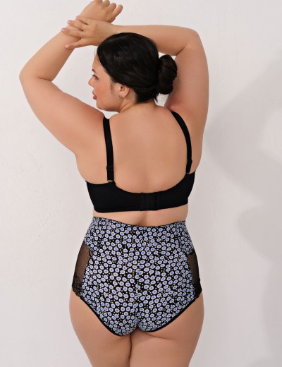 Бюстгальтер полумягкий Valmira 1109-1109/B черный с синим, Цвет: черный с синим, Размеры: 85H, изображение 8