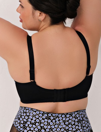 Бюстгальтер полумягкий Valmira 1109-1109/B черный с синим, Цвет: черный с синим, Размеры: 85H, изображение 2