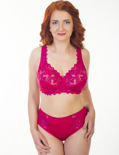 Бюстгальтер больших размеров Valmira 1113 фуксия, Цвет: фуксия, Размеры: 80H, изображение 2