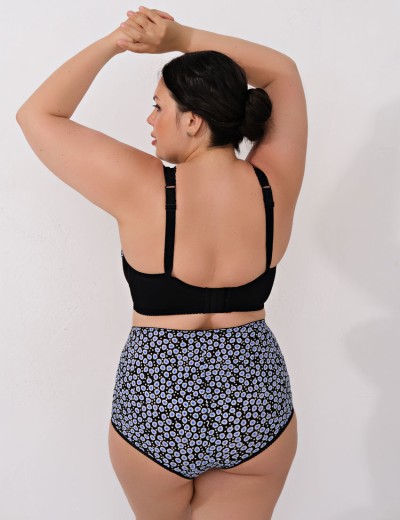 Трусы макси Valmira 2959/M черный с синим, Цвет: черный с синим, Размеры: M, изображение 4