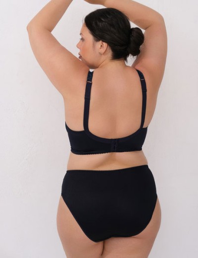 Мягкий бюстгальтер больших размеров Valmira 1113 черный кварц, Цвет: черный кварц, Размеры: 80F, изображение 8