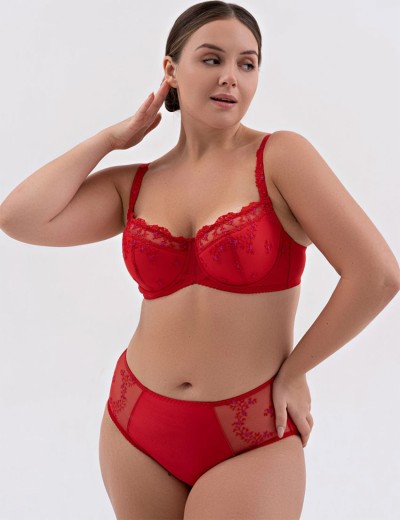 Бюстгальтер поролоновый Valmira 1137 красный с фуксией, Цвет: красный с фуксией, Размеры: 75D, изображение 4