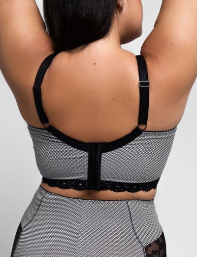 Бюстье из хлопка Valmira 1144/G гусиные лапки, Цвет: гусиные лапки, Размеры: 80D, изображение 3