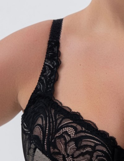 Полумягкий кружевной бюстгальтер бюстье Valmira 1144 ночная волна II, Цвет: ночная волна II, Размеры: 75I, изображение 4