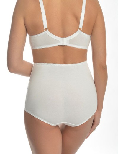 Высокие трусы из хлопка Valmira 2930 белый, Цвет: белый, Размеры: L, изображение 2