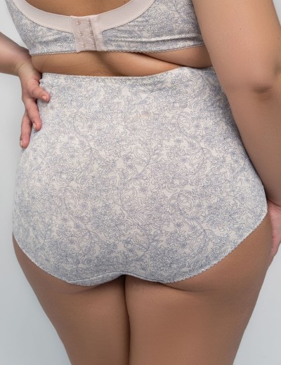 Трусы макси хлопковые Valmira 2930/G синий меланж, Цвет: синий меланж, Размеры: L, изображение 2