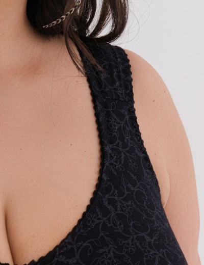 Бюстгальтер на широких лямках Valmira 1121/C черный с серым, Цвет: черный с серым, Размеры: 115D, изображение 4