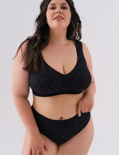 Бюстгальтер на широких лямках Valmira 1121/C черный с серым, Цвет: черный с серым, Размеры: 115D, изображение 7