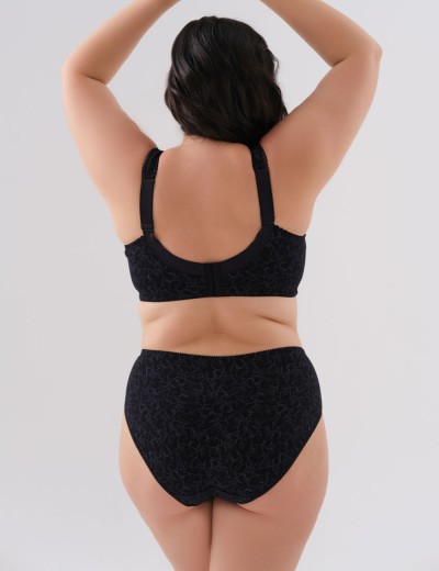 Трусики из хлопка Valmira 2929/C черный с серым, Цвет: черный с серым, Размеры: M, изображение 4