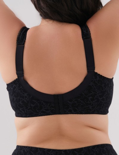 Бюстгальтер на широких лямках Valmira 1121/C черный с серым, Цвет: черный с серым, Размеры: 115D, изображение 2