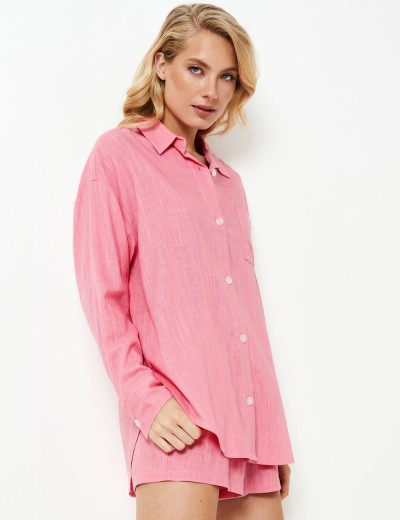 Комплект женский с шортами Aruelle PIPPA SET, Цвет: розовый, Размеры: M, изображение 3