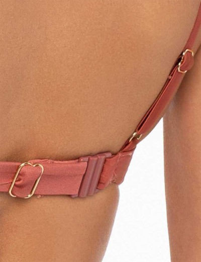 Бюст купальный с пуш-ап Esotiq THEA 41551 терракотовый, Цвет: терракотовый, Размеры: 70C/75B, изображение 4